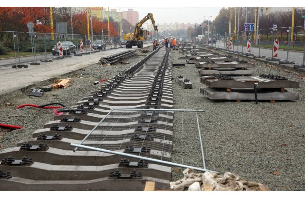 Foto: Modernizácia električkových tratí , sprejazdnia križovatky so Šafárikovou, Ružínskou, Popradskou