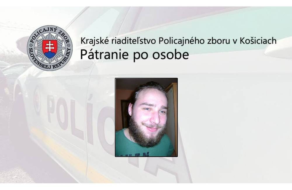 Polícia v Košiciach pátra po nezvestnom Martinovi Jánovi Bolnovi z Košíc