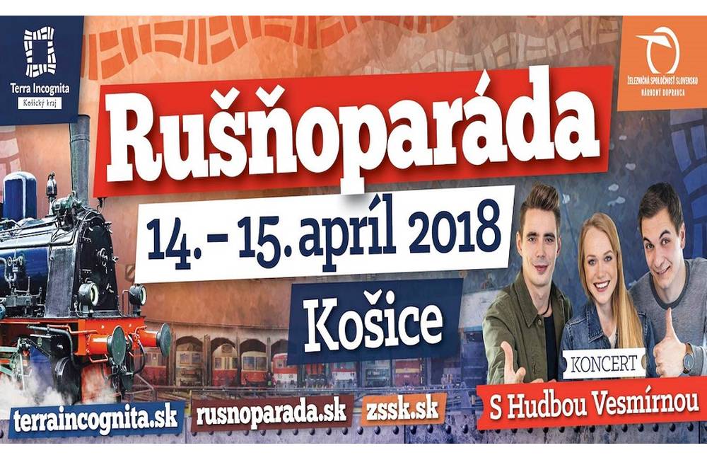 V Košiciach sa uskutoční v priestoroch rušňového depa 18. ročník Rušňoparády