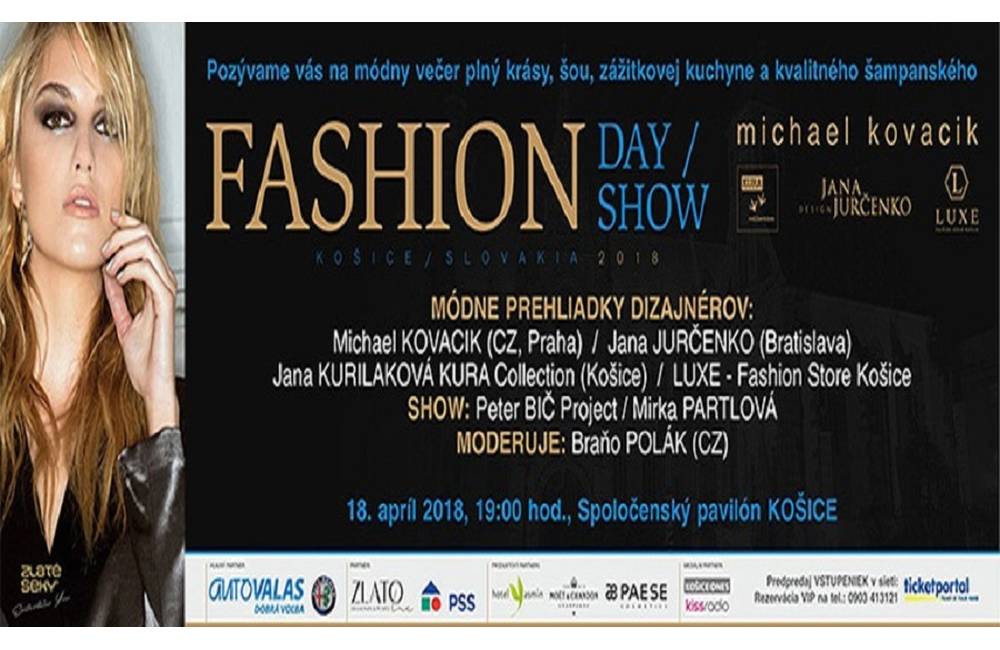 Fashion Day/Show Košice 2018 už zajtra 18. apríla v Spoločenskom pavilóne Košice