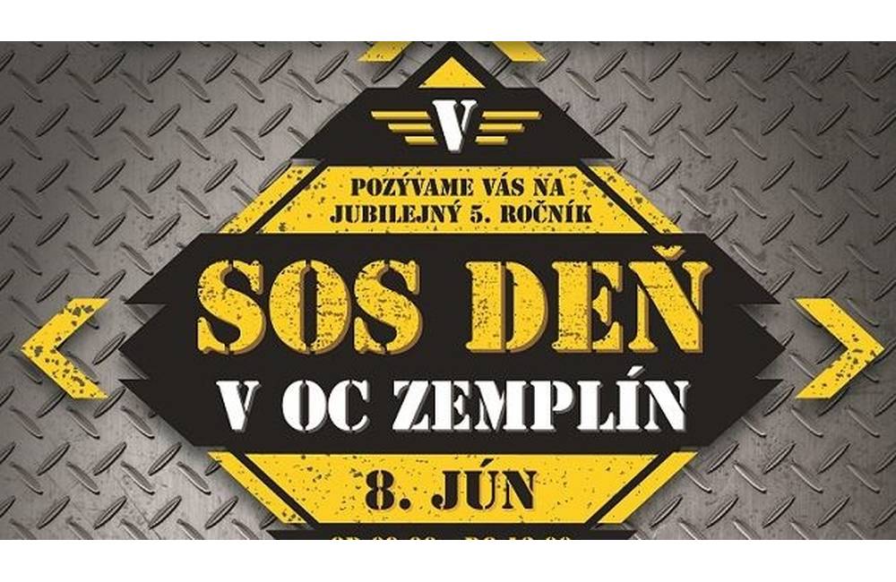 5. ročník podujatia SOS DEŇ 2018, už v piatok 8. júna pred OC Zemplín v Michalovciach