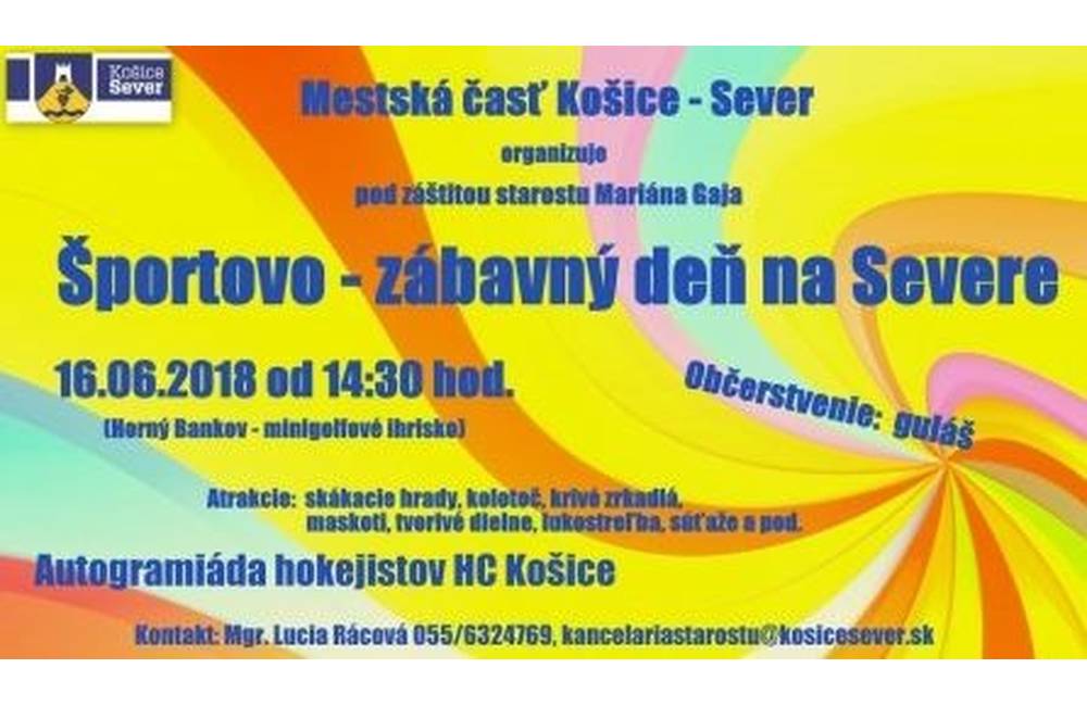 Športovo zábavný deň na Severe, tešiť sa môžete na autogramiádu hokejistov HC Košice