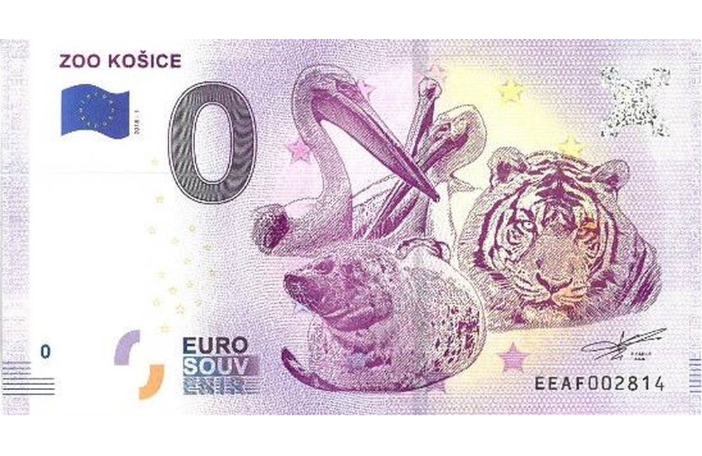 Foto: Nulovú eurobankovku si môžete opäť zakúpiť od dnes 29. júna v Zoo Košice