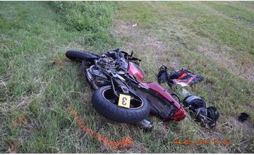Dopravná nehoda: v okrese Sobrance sa včera 4. júna zrazili dvaja motorkári, ťažko sa zranili