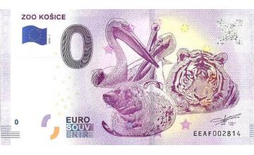 Nulovú eurobankovku si môžete opäť zakúpiť od dnes 29. júna v Zoo Košice