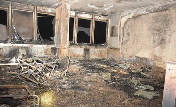 NOVÉ FOTO: Oddelenie košickej psychiatrie zhorelo do tla. Škody vyčíslili na stotisíc eur