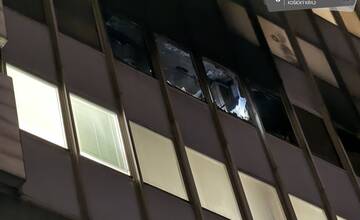 FOTO: Polícia zadržala osobu podozrivú z podpálenia košickej nemocnice