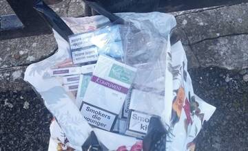 FOTO: Košickí policajti odhalili pašerákov cigariet, jedným bol zamestnanec železníc