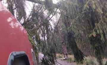 Expresný vlak narazil do stromu. Cestujúcich z Košíc čaká niekoľkohodinové meškanie