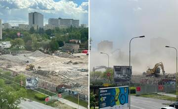 VIDEO: Pod Kalváriou počuť stavebný ruch. Po bývalých tlačiarňach už nie je ani stopa