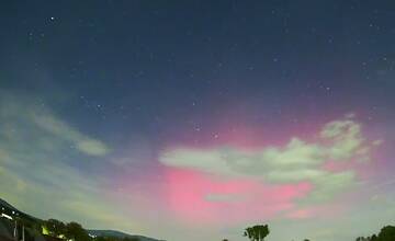 VIDEO: Na východnom Slovensku sa ukázala polárna žiara 