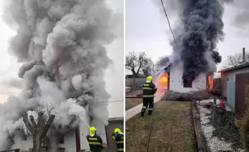 FOTO: Letná kuchynka skončila v plameňoch, hustý čierny dym bolo v Trebišove vidieť už z diaľky