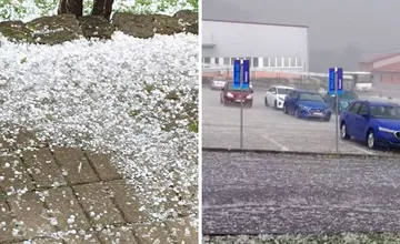 Na Spiš dorazili silné búrky, obyvatelia Gelnice a priľahlých obcí hlásili aj krupobitie, v pozore bol celý kraj