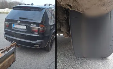 Na týchto pneumatikách by ste dezén len ťažko hľadali, východniar na BMW prišiel pre tento detail o vodičák