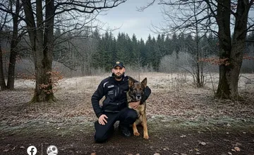 Psovod z Trebišova ukázal veľké srdce, aj mimo službu pátral po ukradnutom aute. Rodina mu poslala slová plné vďaky