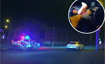 VIDEO: Nočná naháňačka za bielym Mercedesom v Košiciach odhalila zdrogovanú vodičku, chytili ju dvakrát za noc