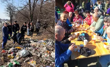 VIDEO: Ťahanovčania si cez víkend vyhrnuli rukávy a vyčistili svoje sídlisko, po tvrdej drine ich čakal aj chutný guláš