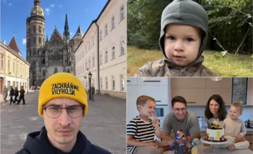 VIDEO: Košičan Richard prejde naprieč Slovenskom pešo 429 km. Hľadá milión ľudí, ktorí mu pomôžu  zachrániť synčeka