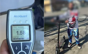 Košická polícia zastavila muža na kolobežke, pri dychovej skúške mu namerali 3,5 promile