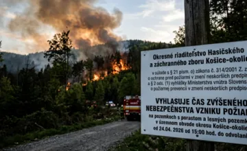 V Košiciach a okolí hrozí vznik požiarov. Platí zákaz fajčenia či vypaľovanie suchej trávy, inak hrozia pokuty