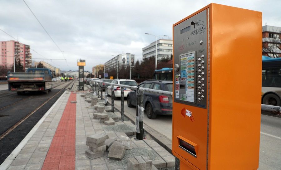 Modernizácia električkových tratí v Košiciach 22.2.2018, foto 3