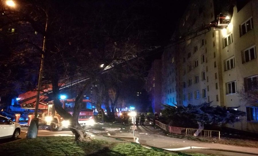 Požiar bytu na Obchodnej ulici v Košiciach, foto 2
