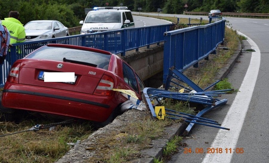 Dopravné nehody v Košickom kraji 22.- 24. júna 2018, foto 4