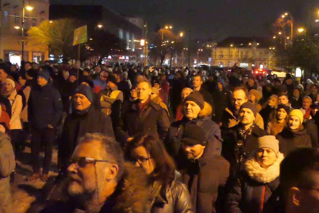 FOTO: Protest v Košiciach 18. januára 2024, foto 1