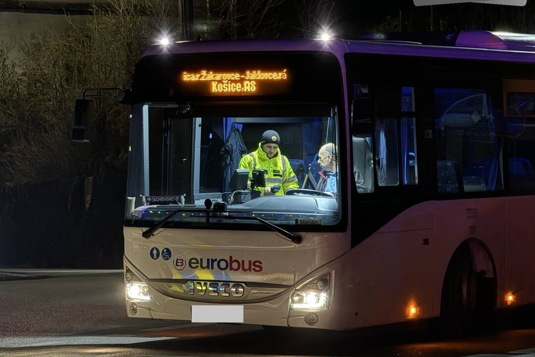 FOTO: Policajné kontroly vo Veľkých Kapušanoch a Gelnici, foto 1