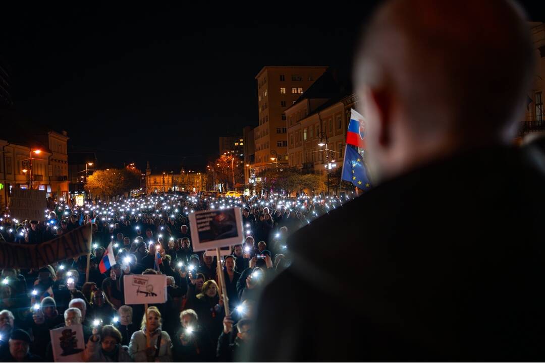 FOTO:  Protest proti novele týkajúcej sa RTVS v Košiciach, foto 9