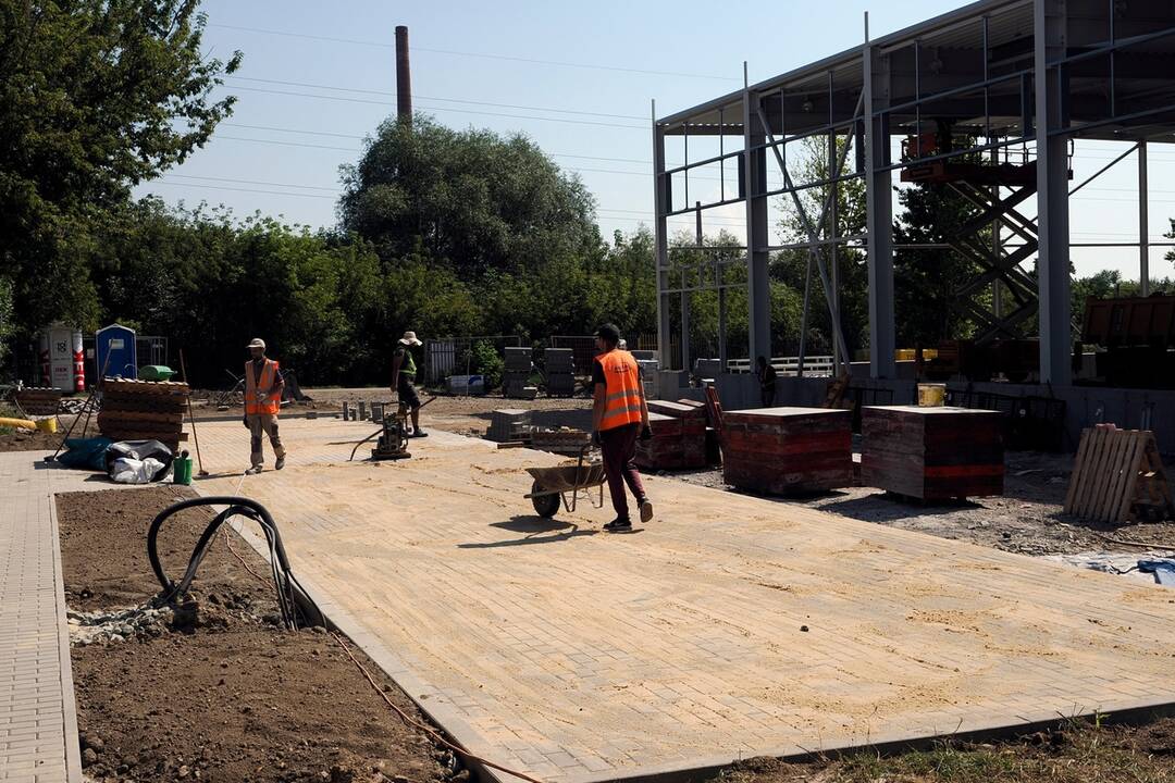 FOTO: Nová športová hala na Základnej a materskej škole Železiarskej 4 v Košiciach, foto 9