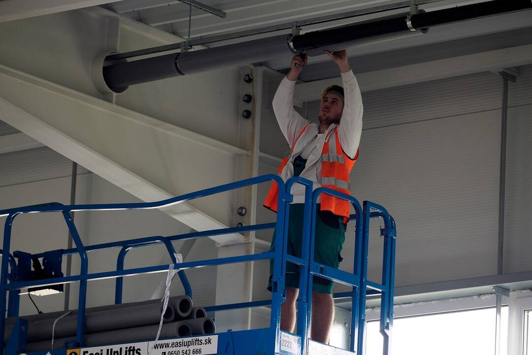 FOTO: Nová športová hala na Základnej a materskej škole Železiarskej 4 v Košiciach, foto 20