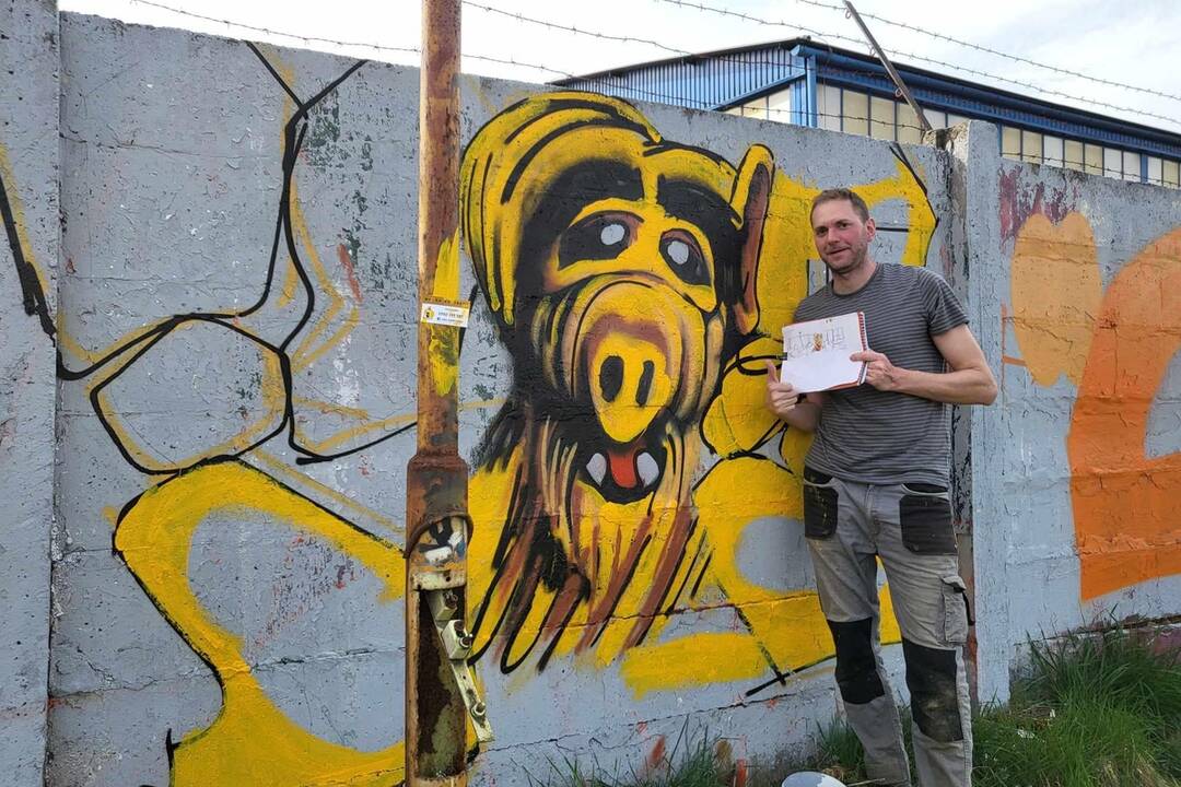 FOTO: Na Juhu vznikla ďalšia graffiti stena, foto 9