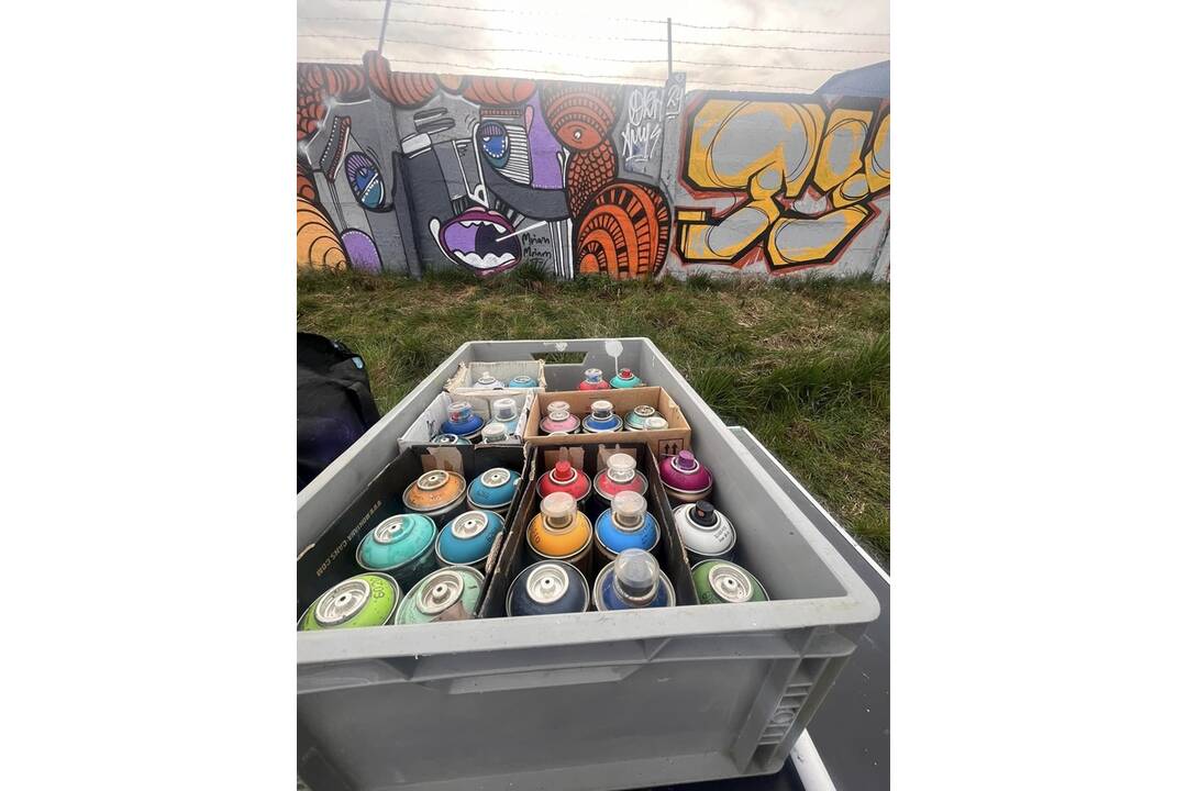 FOTO: Na Juhu vznikla ďalšia graffiti stena, foto 19