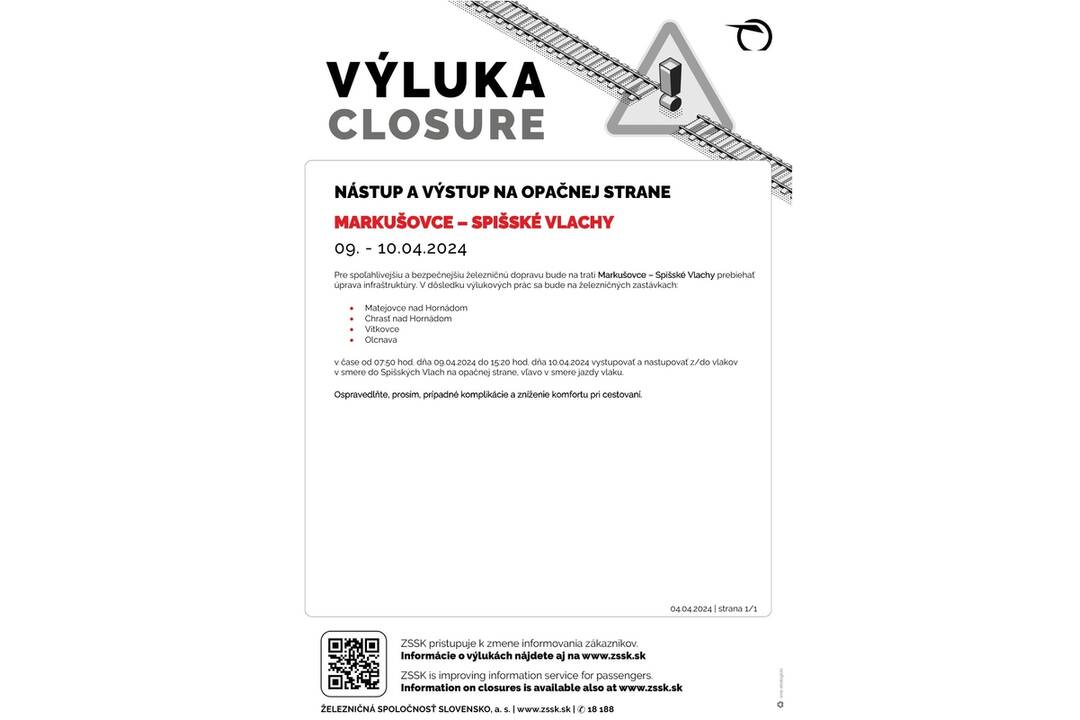 FOTO: Výluky vlakov v Košickom kraji (14. týždeň), foto 3