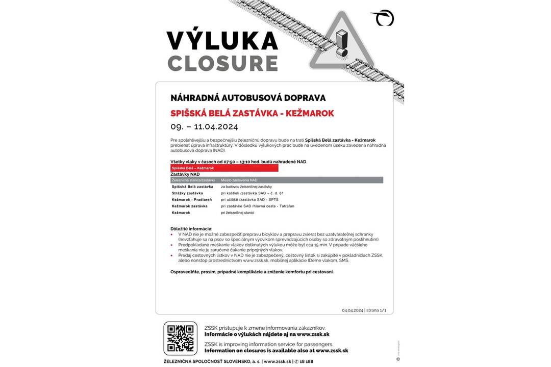 FOTO: Výluky vlakov v Košickom kraji (14. týždeň), foto 15