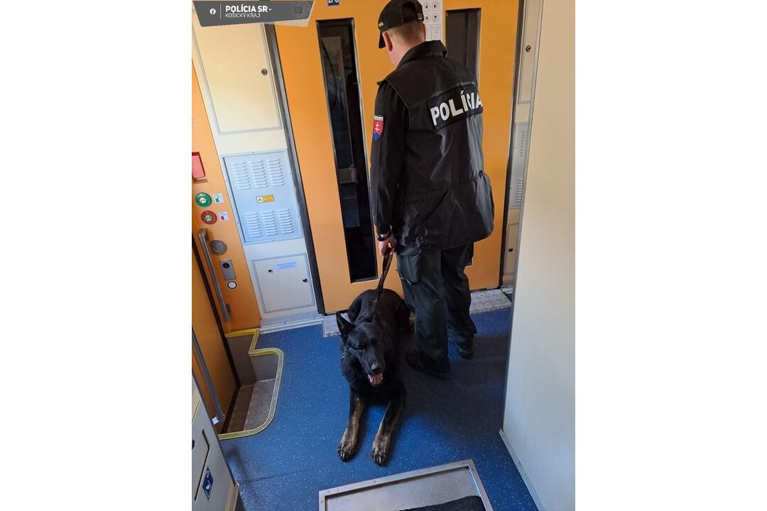 FOTO: Košickí policajti zamierili s kontrolami na železnice, foto 3