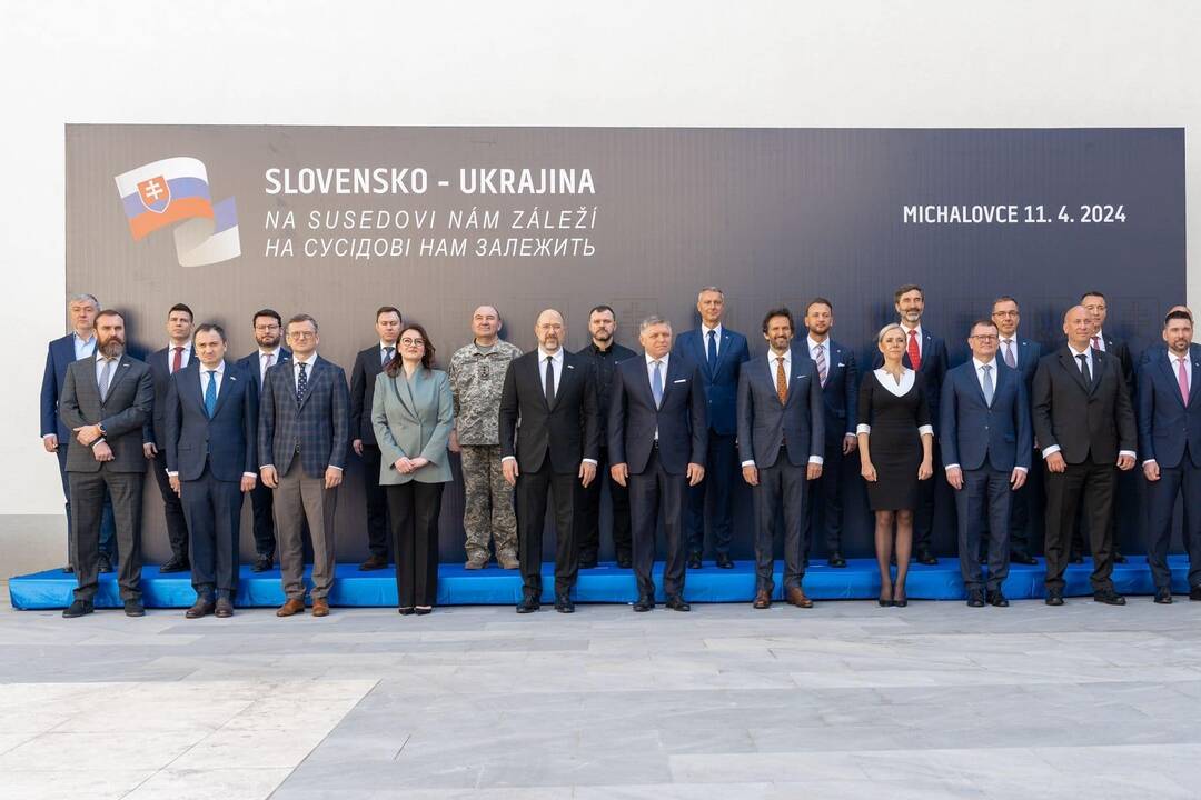 FOTO: Výjazdové rokovanie slovenskej a ukrajinskej vlády v Michalovciach, foto 1