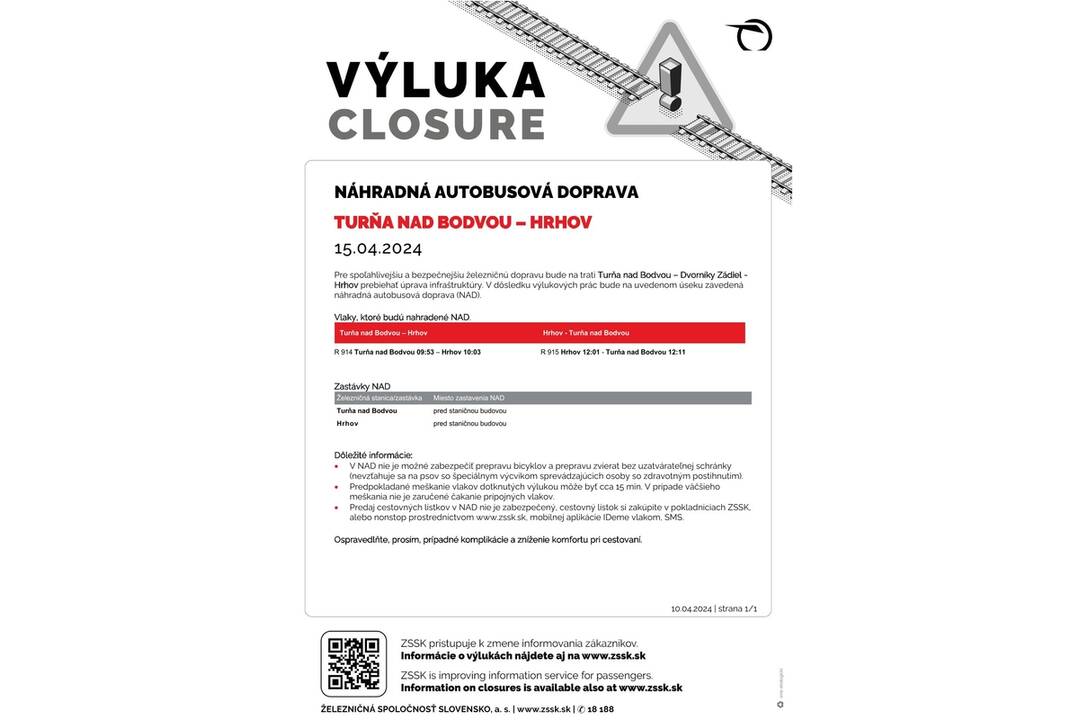 FOTO: Výluky vlakov v Košickom kraji (16. týždeň), foto 9