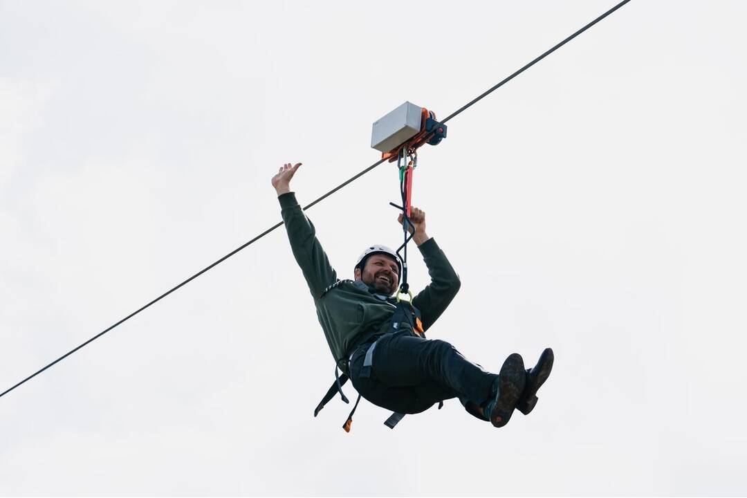 FOTO: V Košickom kraji otvorili lanovú dráhu Zipline Gombasek, foto 7