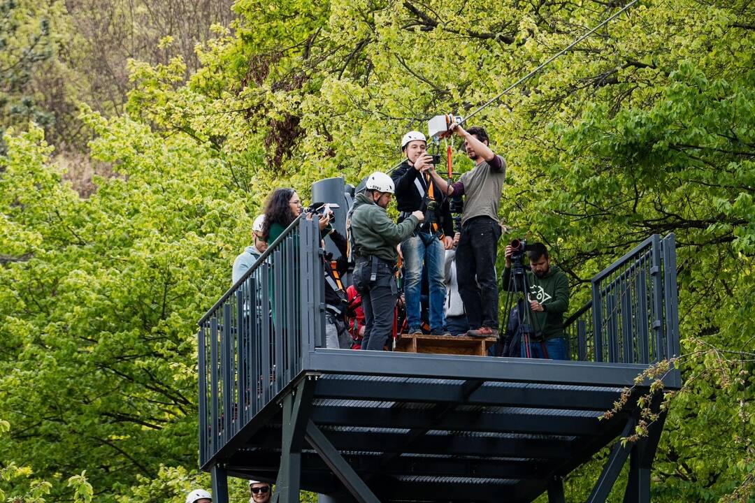 FOTO: V Košickom kraji otvorili lanovú dráhu Zipline Gombasek, foto 18