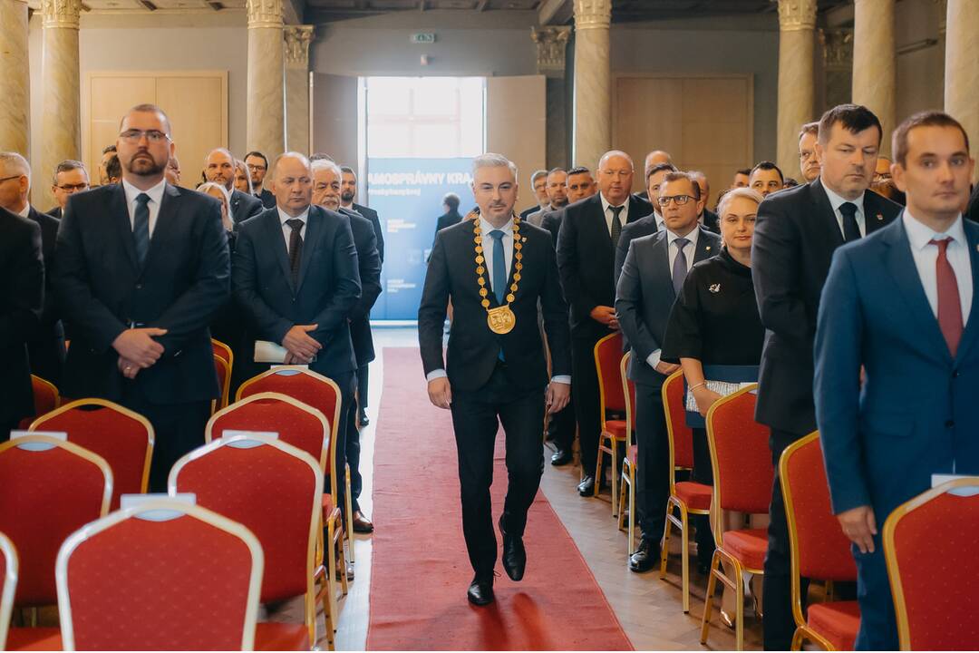 FOTO: Zastupiteľstvo Košického samosprávneho kraja oslávilo 100-ročnicu svojej predchodkyne, foto 1