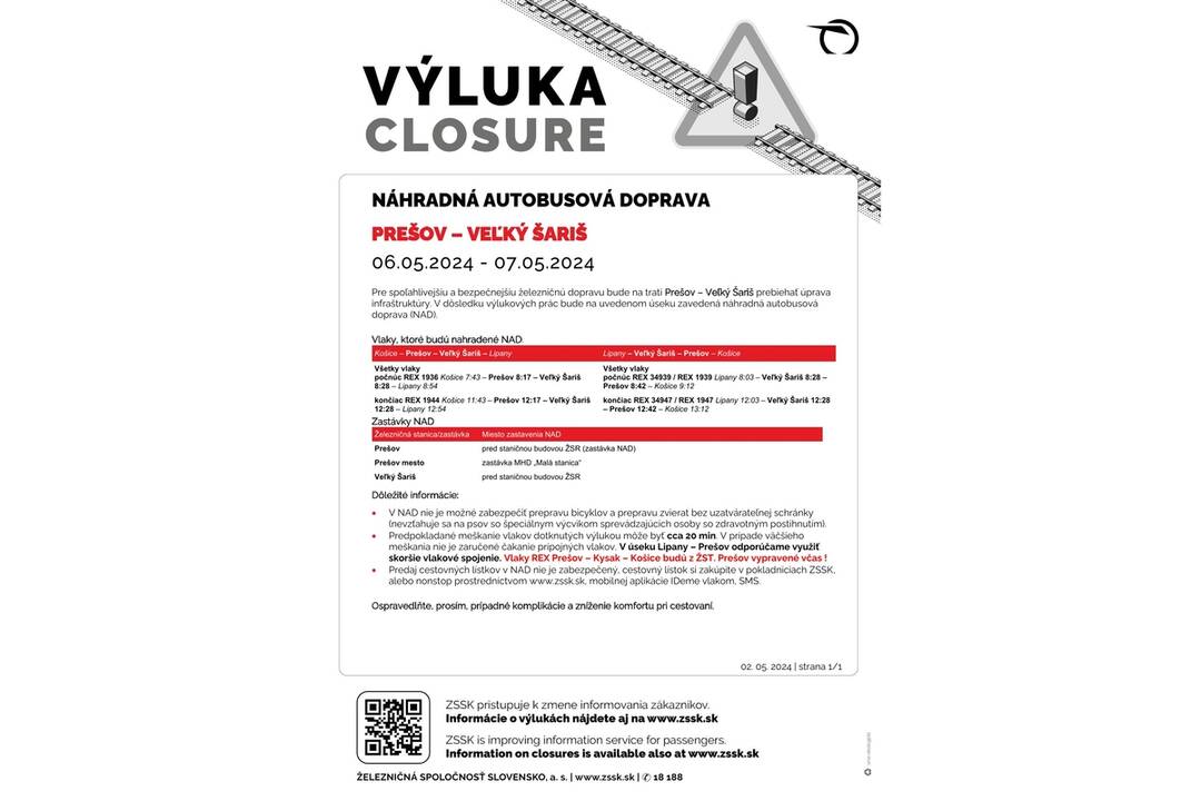 FOTO: Výluky vlakov v Košickom kraji (19. týždeň), foto 6