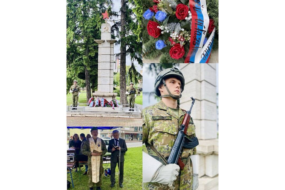 FOTO: Pietny akt kladenia vencov v Sobranciach a Michalovciach, foto 1