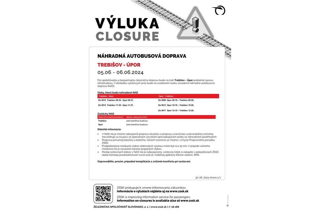 FOTO: Výluky vlakov v Košickom kraji (23. týždeň), foto 4