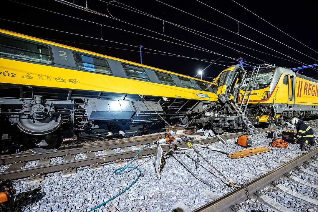 FOTO: Tragická zrážka rýchlika s nákladným vlakom v Pardubiciach, foto 10