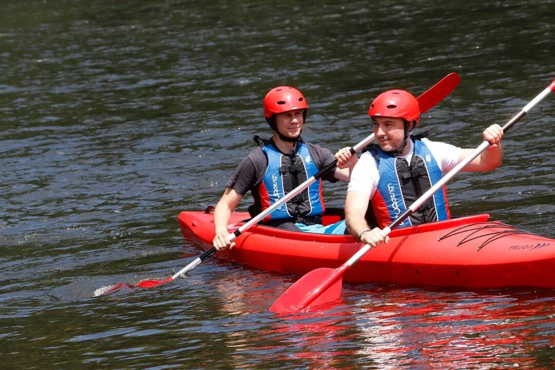 FOTO: Slávnostné otvorenie systému samoobslužných požičovní kajakov na Hornáde, foto 4
