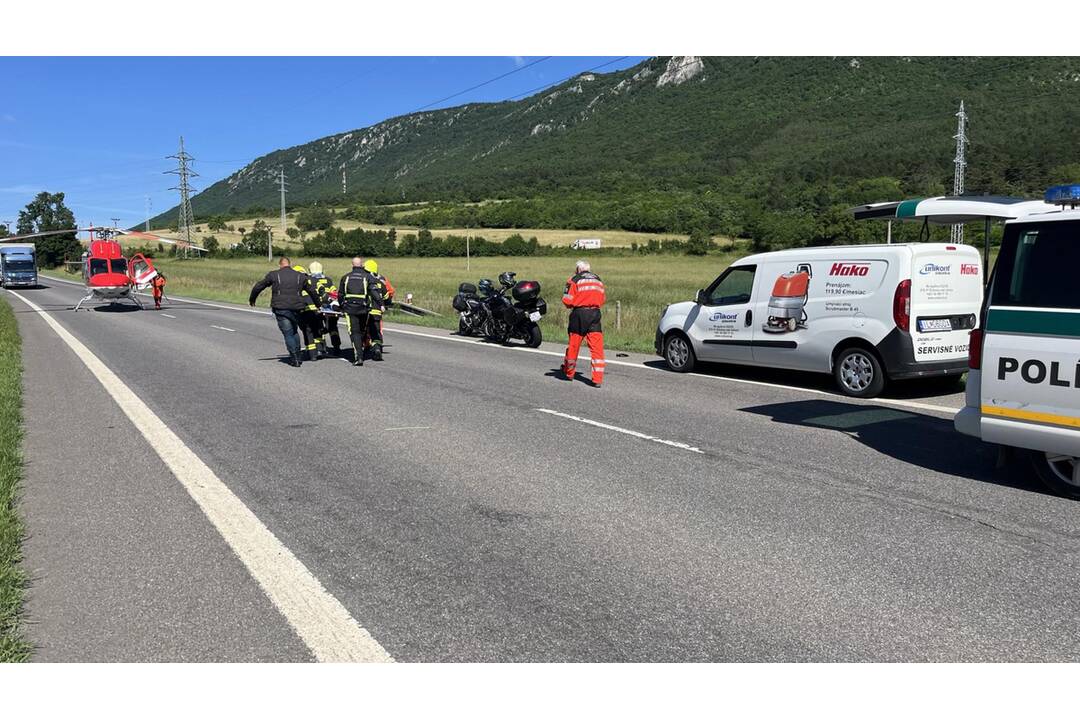 FOTO: Nehoda motorkára v Hrhove, foto 6