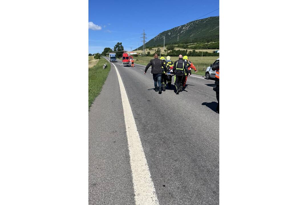FOTO: Nehoda motorkára v Hrhove, foto 3