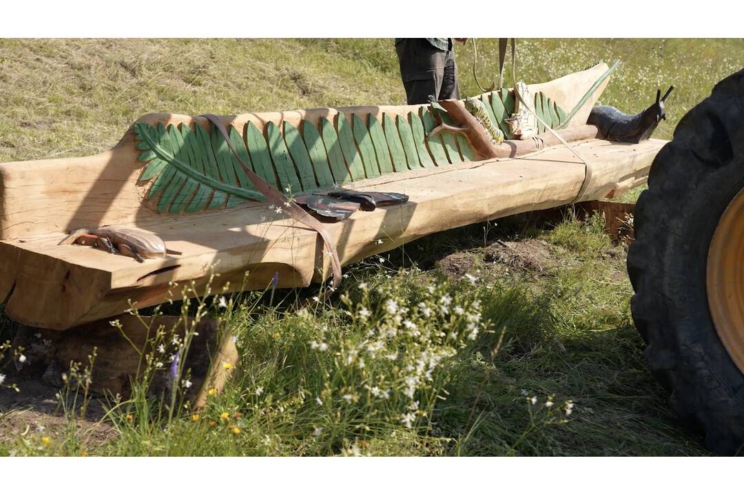 FOTO: Košické lesy zdobia nové vyrezávané lavičky z dreva, foto 10